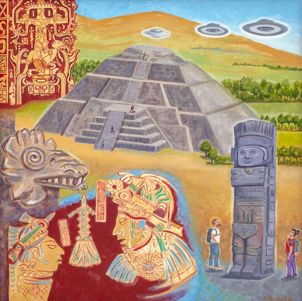 Schilderproject - Ancient Aliens III Teotiuacan Mexico